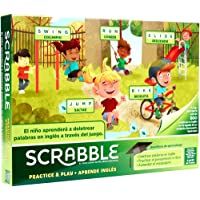 Mattel Games Scrabble Aprende inglés- juegos de mesa (Mattel GGB31)